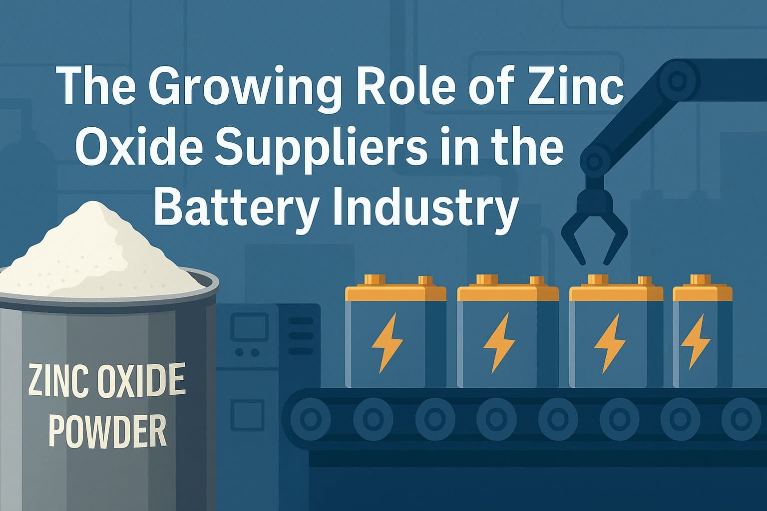 El creciente papel de los proveedores de óxido de zinc en la industria de las baterías