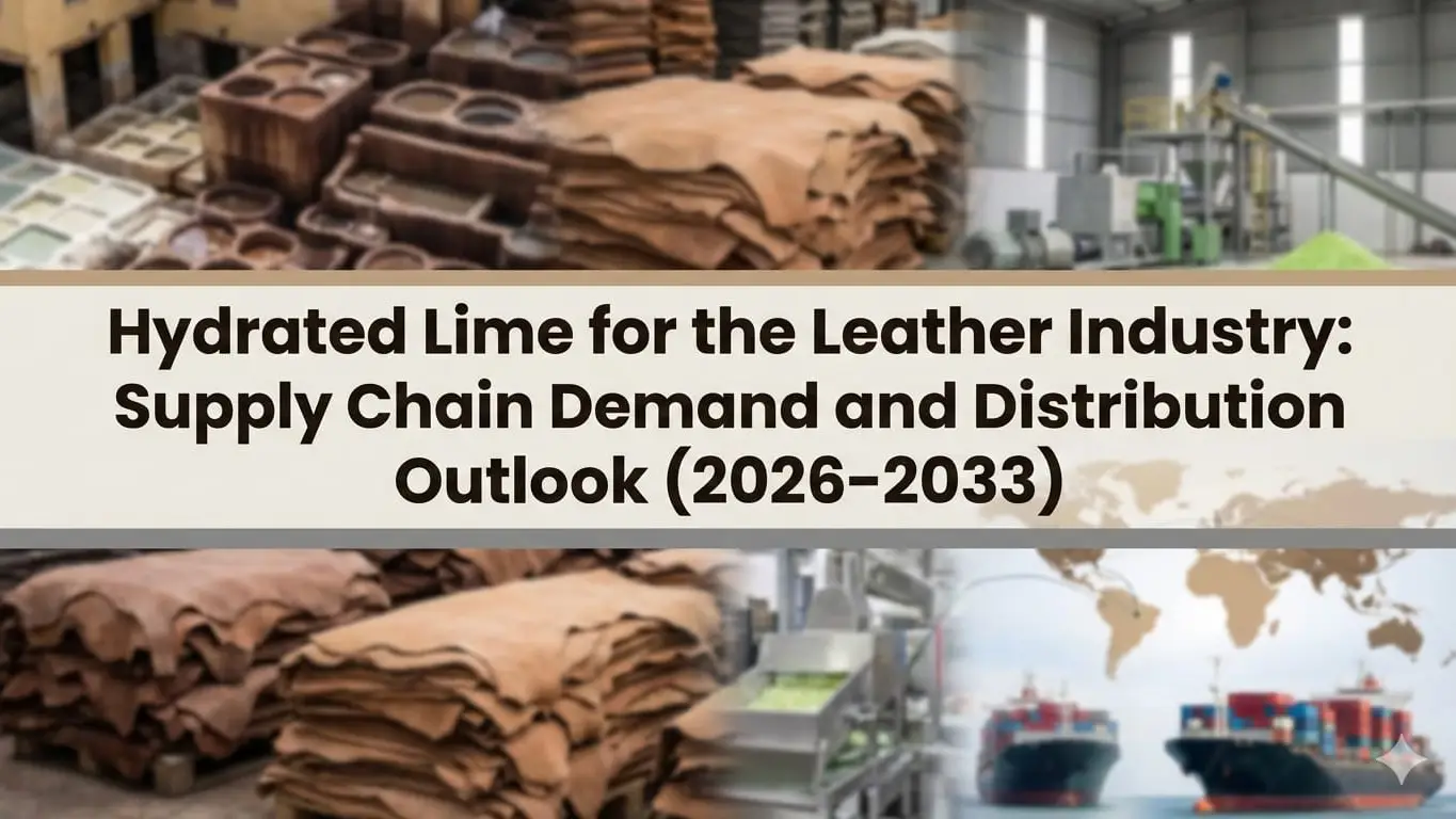 Hydrated Lime for the Leather Industry: Supply Chain Demand and Distribution Outlook (2026–2033)