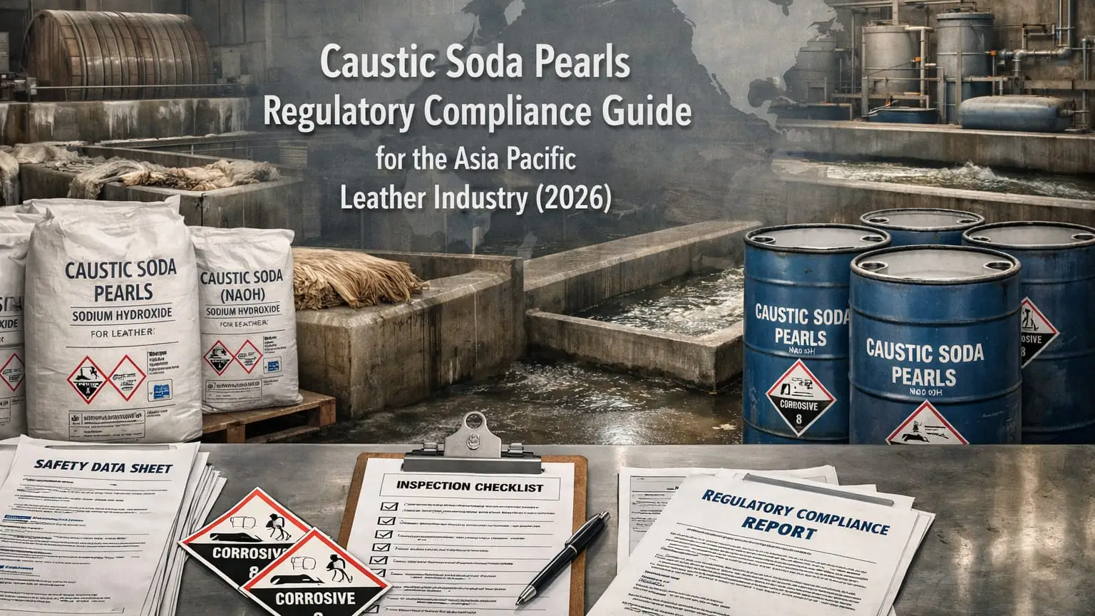 Caustic Soda Pearls Regulatory Compliance Guide for the Asia Pacific Leather Industry (2026)