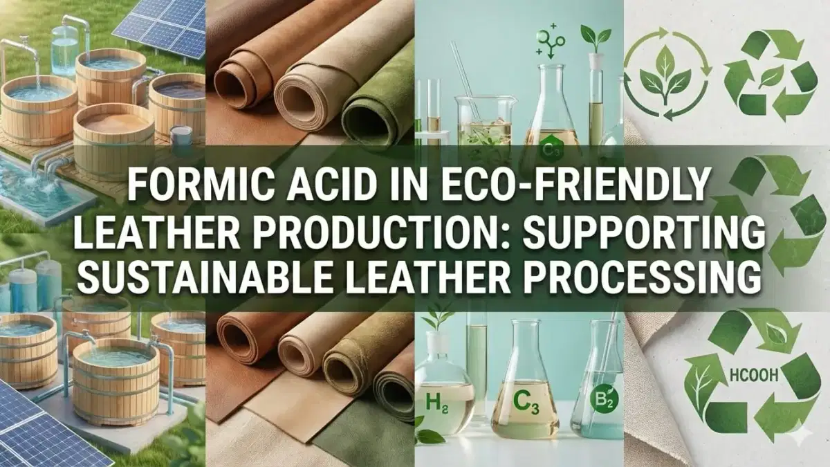 El ácido fórmico en la producción ecológica de cuero: apoyo al procesamiento sostenible del cuero