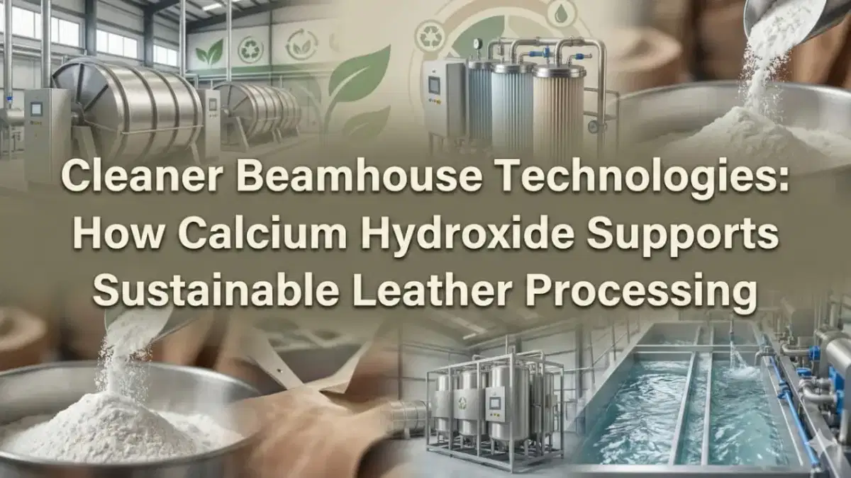 Clean Beamhouse Technologies:氢氧化钙如何支持可持续皮革加工