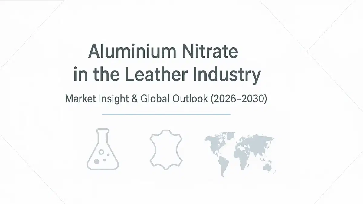 El nitrato de aluminio en la industria del cuero: información sobre el mercado y perspectivas mundiales (2026—2030)