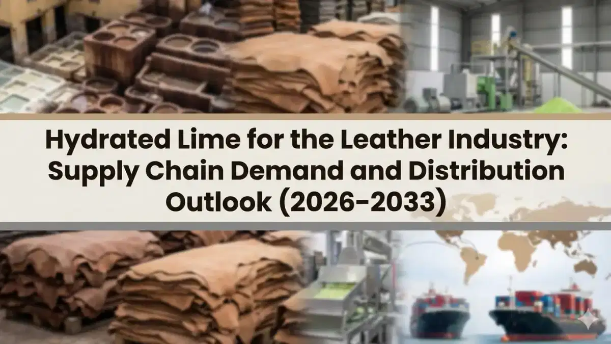用于皮革行业的水合石灰:供应链需求和分销展望(2026—2033)