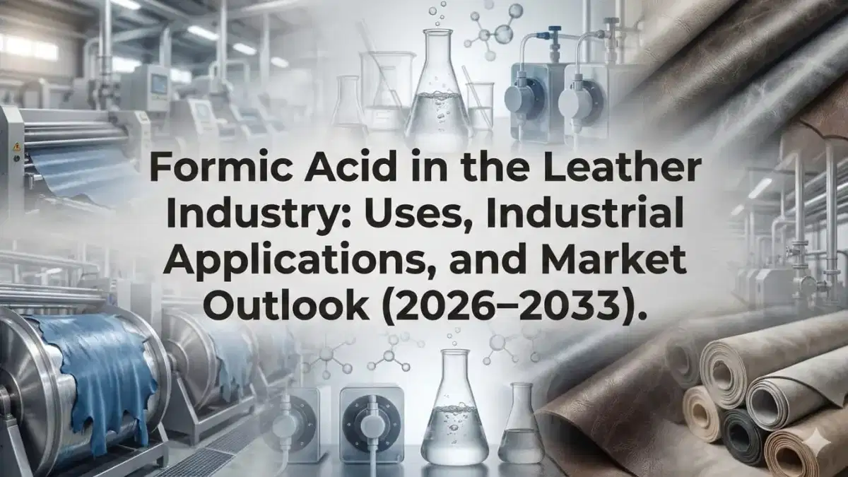 Formic Acid in the Leather Industry: Uses, Industrial Applications, and Market Outlook (2026–2033)
