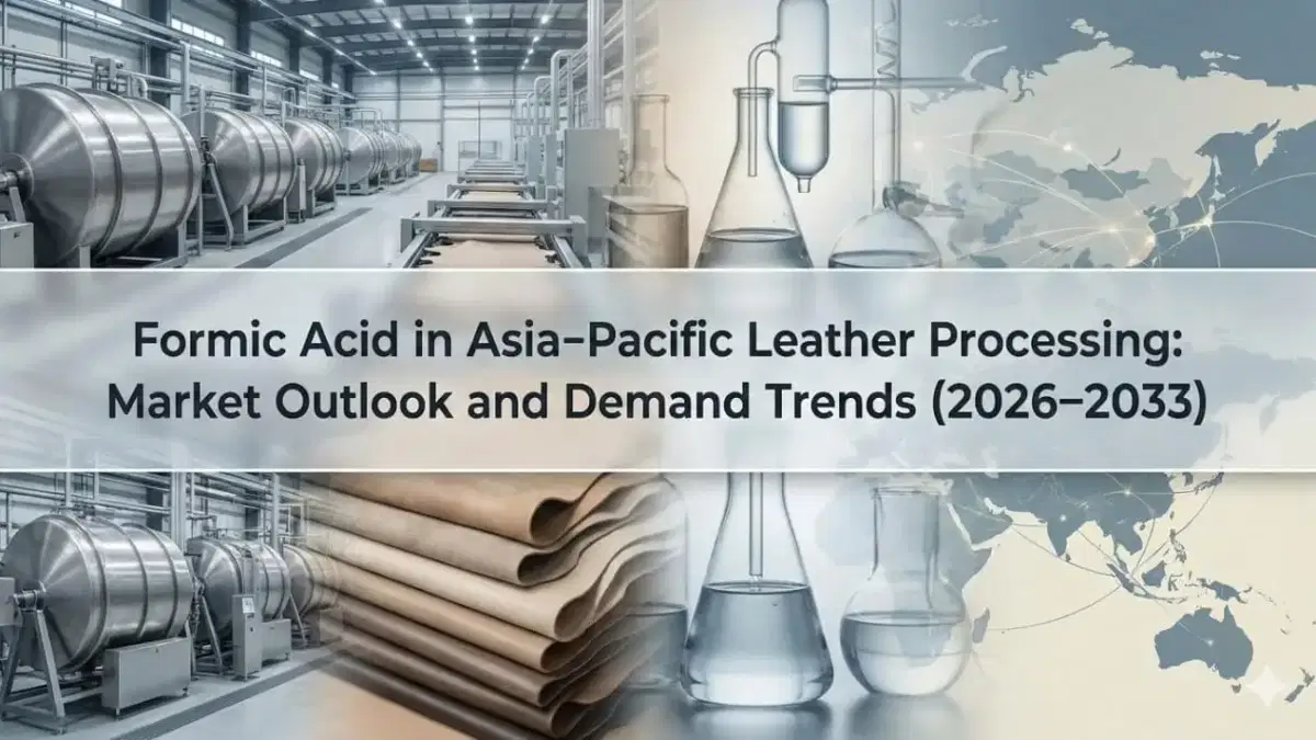 El ácido fórmico en el procesamiento del cuero de Asia-Pacífico: perspectivas del mercado y tendencias de la demanda (2026—2033)