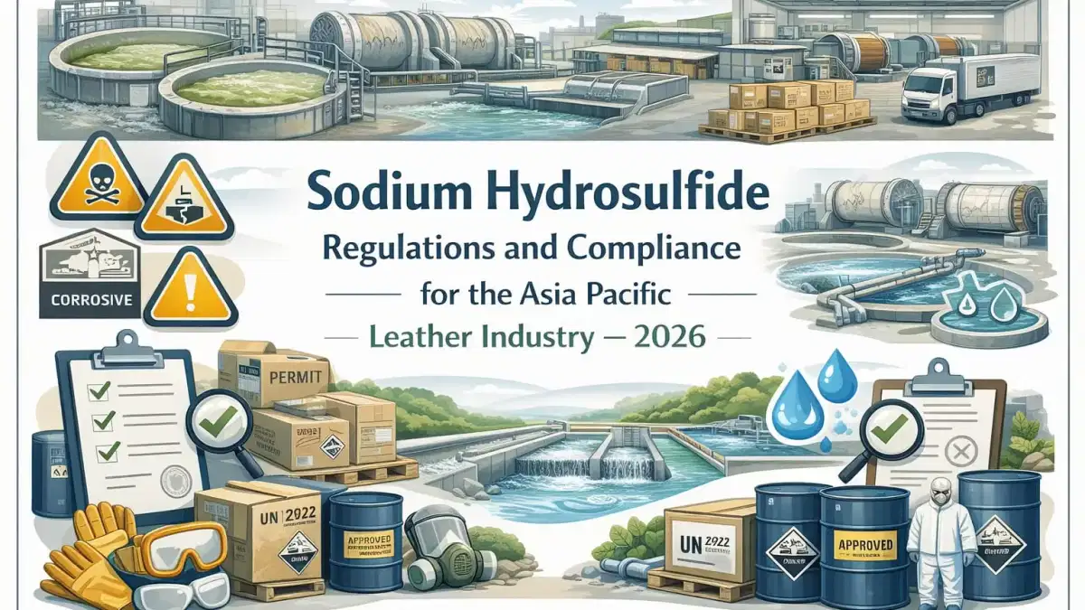 Sodium Hydrosulfide Regulations and Compliance for the Asia Pacific Leather Industry in 2026